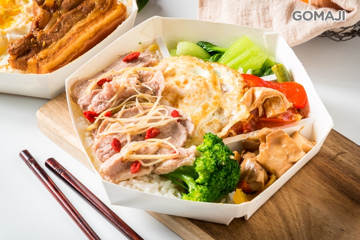麻油二層肉便當