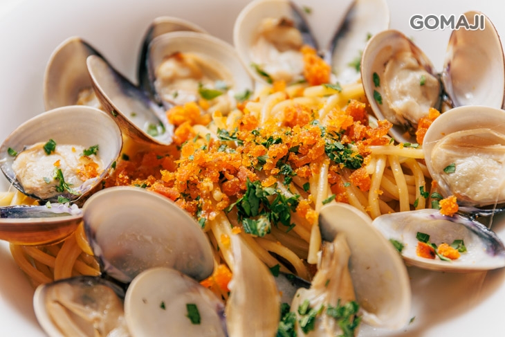 蛤蠣烏魚子義大利麵