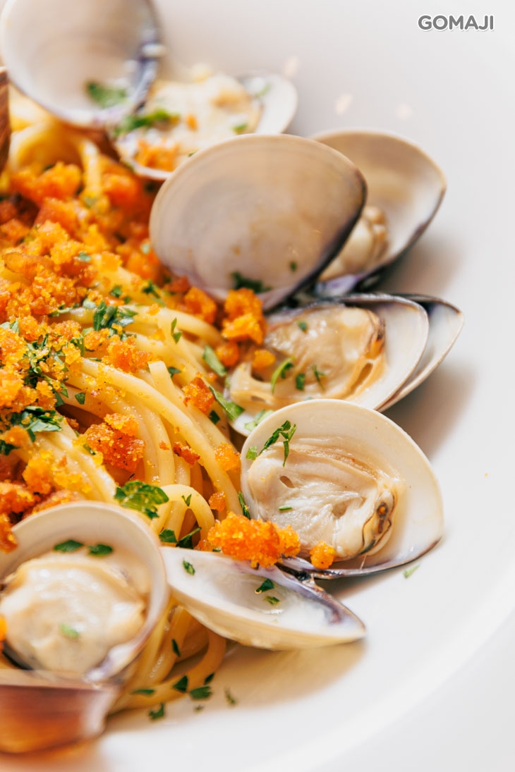 蛤蠣烏魚子義大利麵