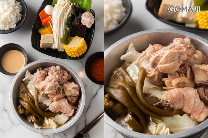 剝皮辣椒瓜仔雞鍋