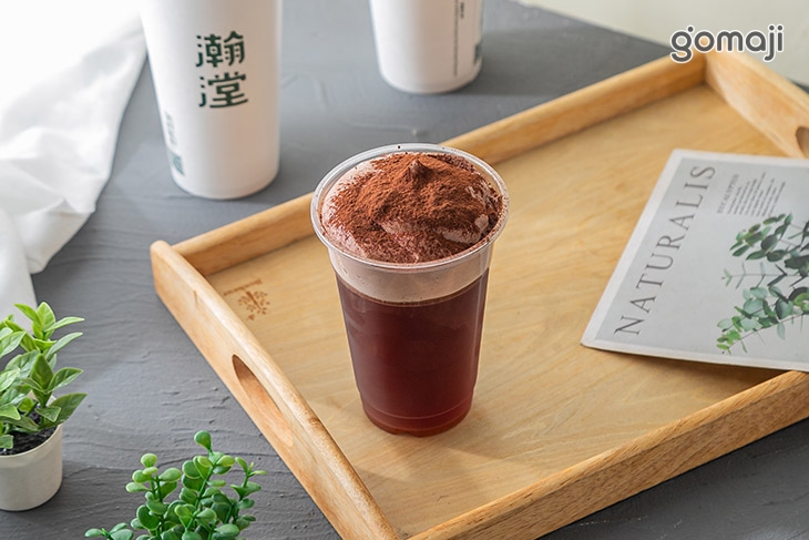 伯爵巧克力堅果奶蓋茶