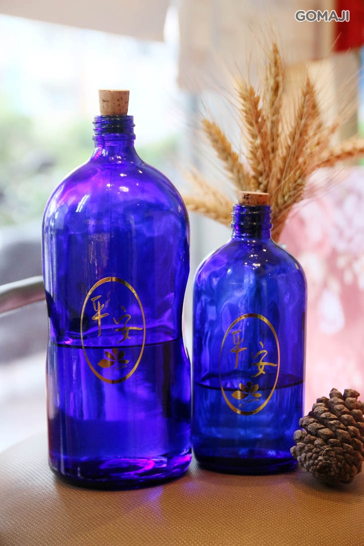 附加藍色太陽水增加溫暖能量