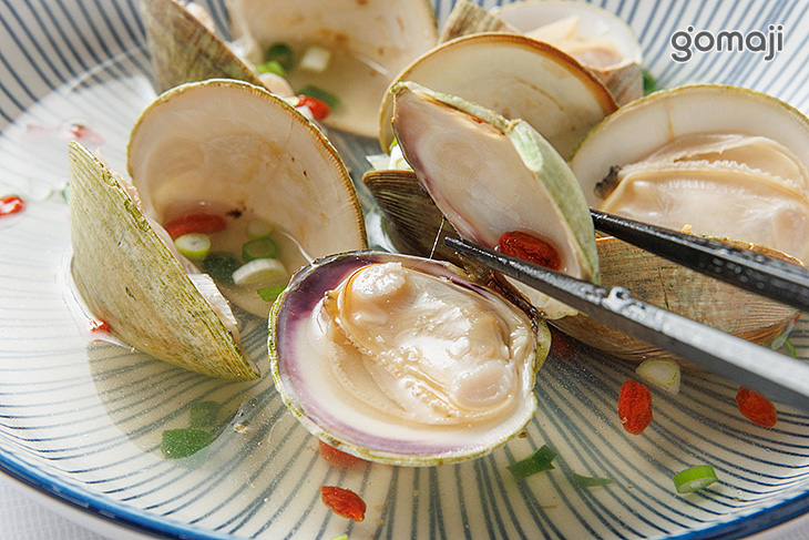 酒蒸牛奶貝