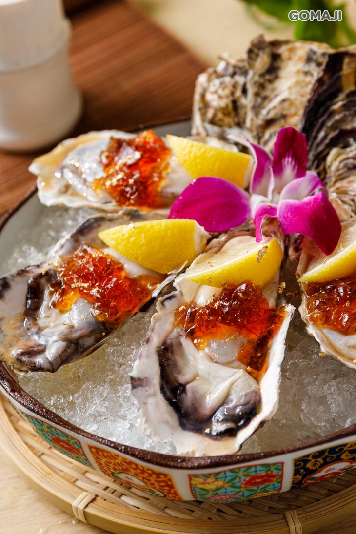 廣島生蠔佐果醋凍拼盤