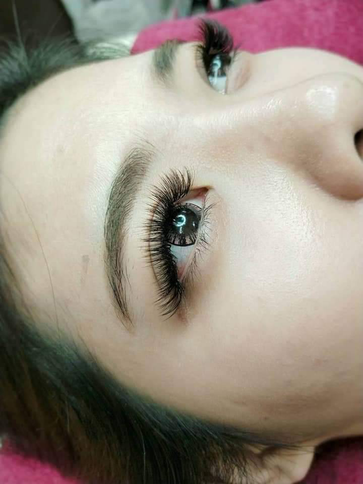 多層次輕柔眼妝款600根嫁接