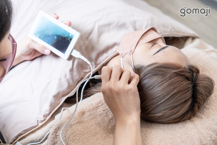 觀看內視鏡耳道狀況講解