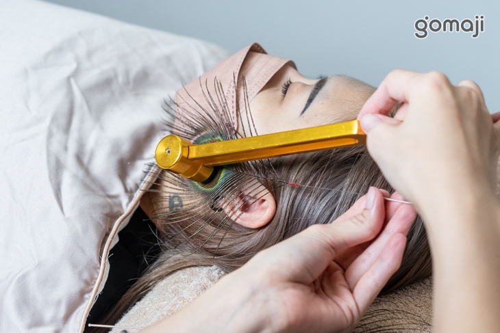 音叉震動毛類放鬆面部