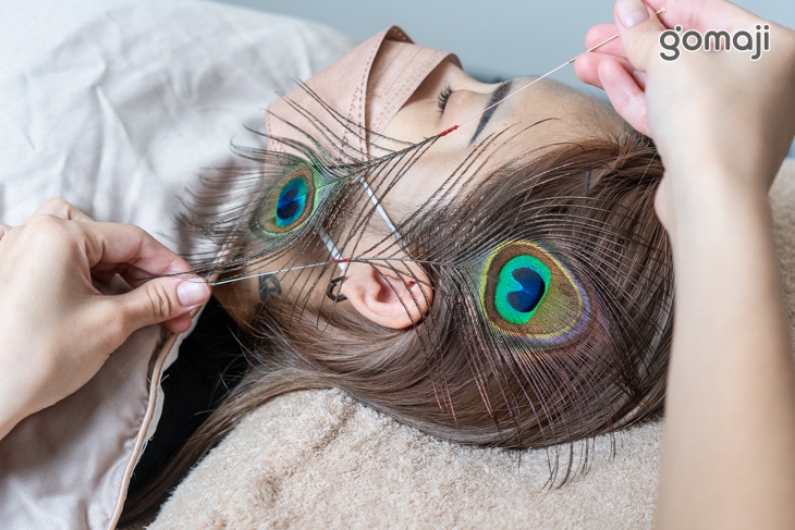 音叉震動毛類放鬆面部