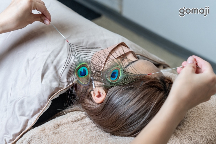 音叉震動毛類放鬆面部