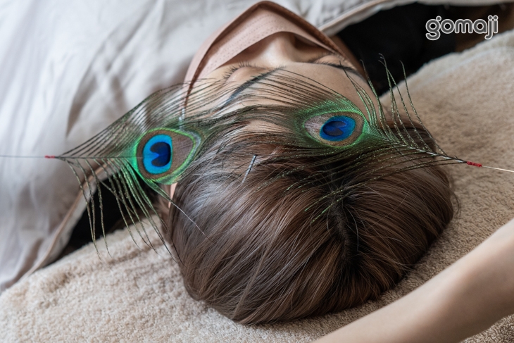 音叉震動毛類放鬆面部