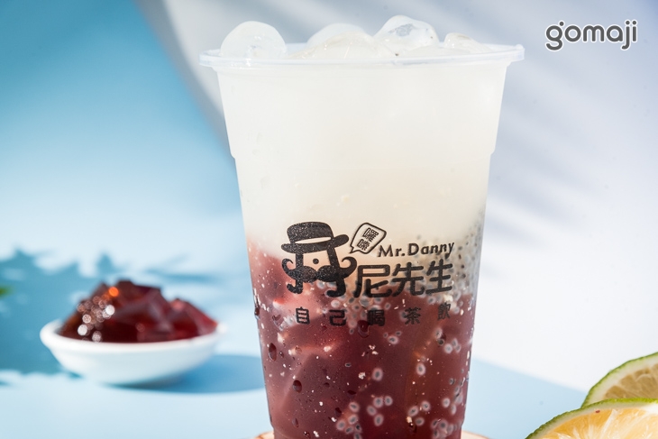 小紫蘇檸檬洛神凍飲