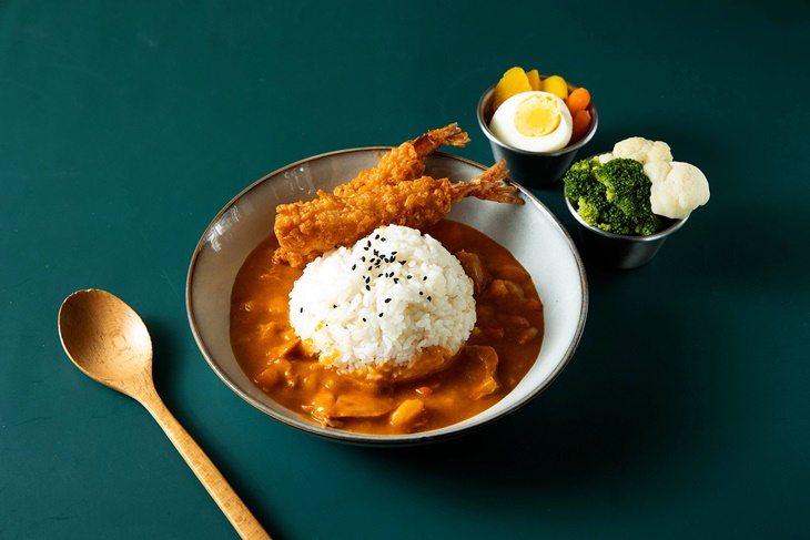 炸蝦天婦羅咖哩飯