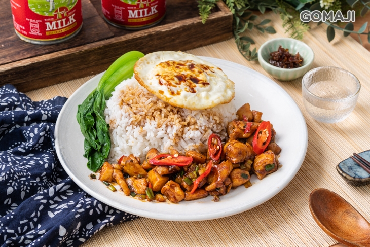 秘制醬爆雞丁飯
