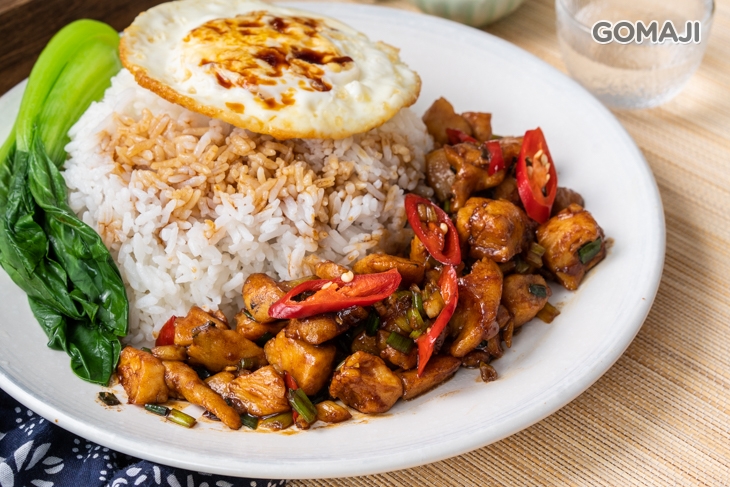 秘制醬爆雞丁飯