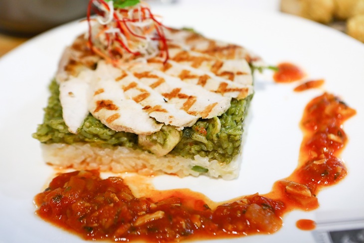 自然豬里肌雙色燉飯