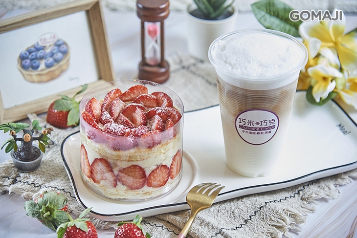 外帶草莓芙蓮蛋糕