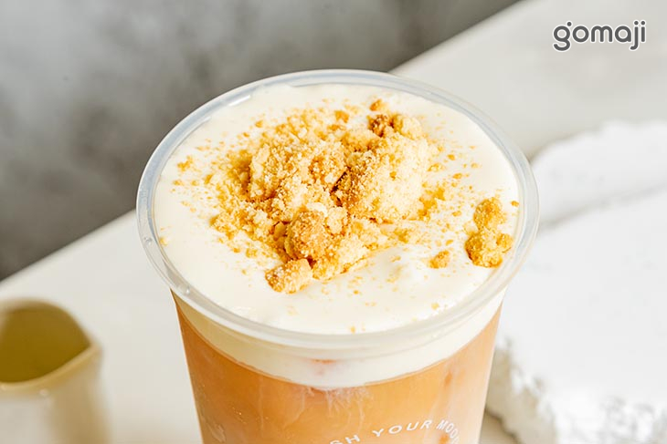 招牌鳳梨酥奶茶