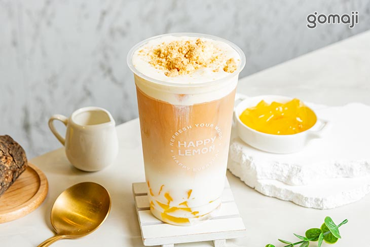 招牌鳳梨酥奶茶