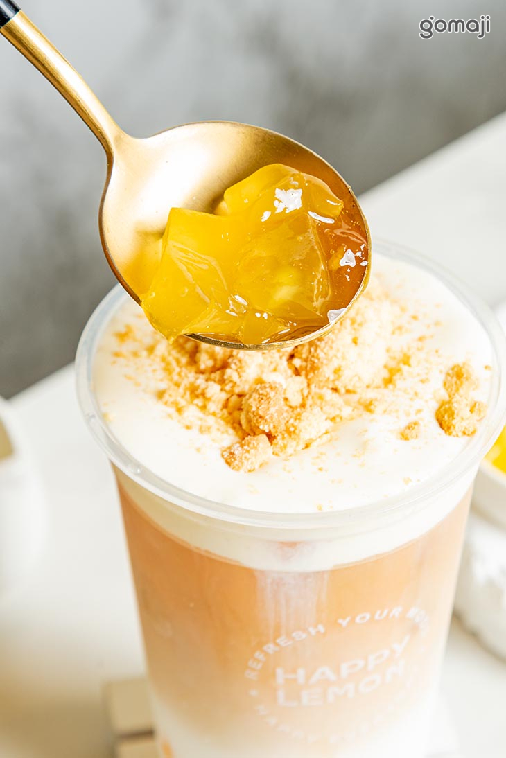 招牌鳳梨酥奶茶