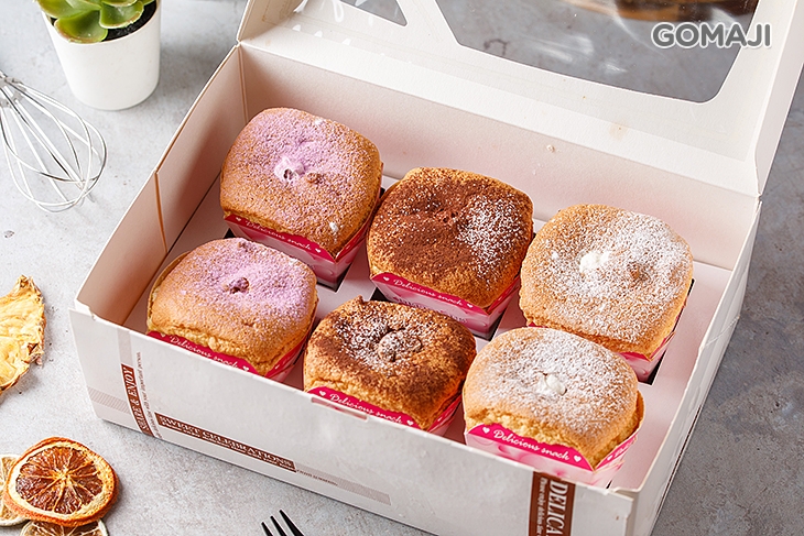 北海道生乳蛋糕一盒六入(綜合口味)