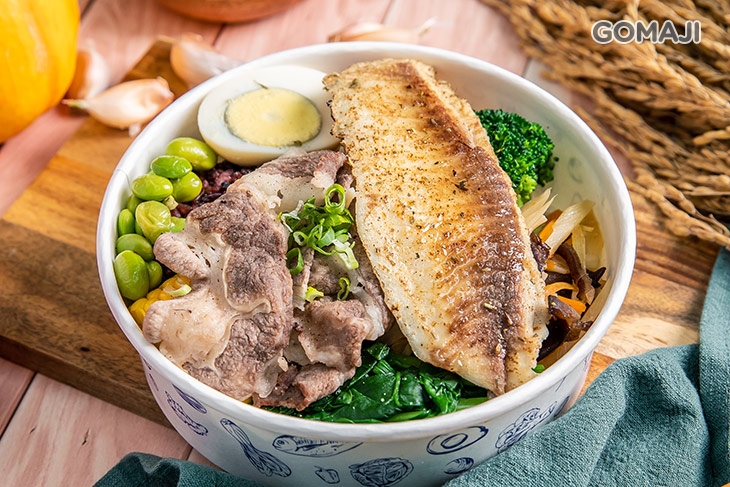 香檸義式台灣鯛+蒜香椒鹽牛五花