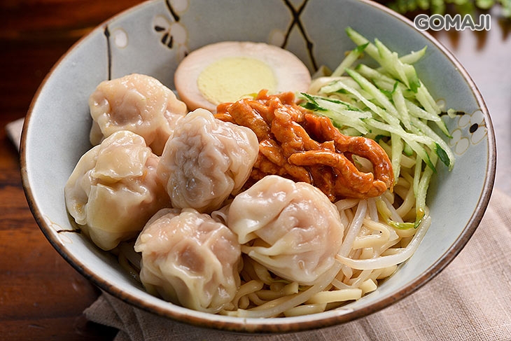 鮮蝦雲吞拌麵