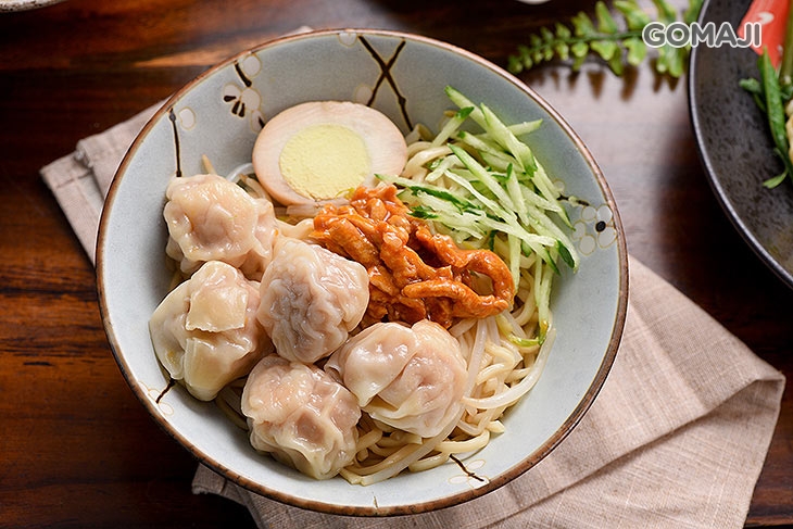 鮮蝦雲吞拌麵