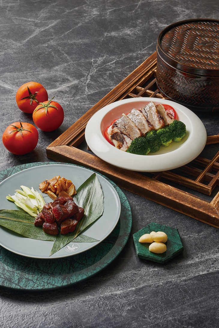 牛肉料理-骰子牛+西紅柿清蒸牛