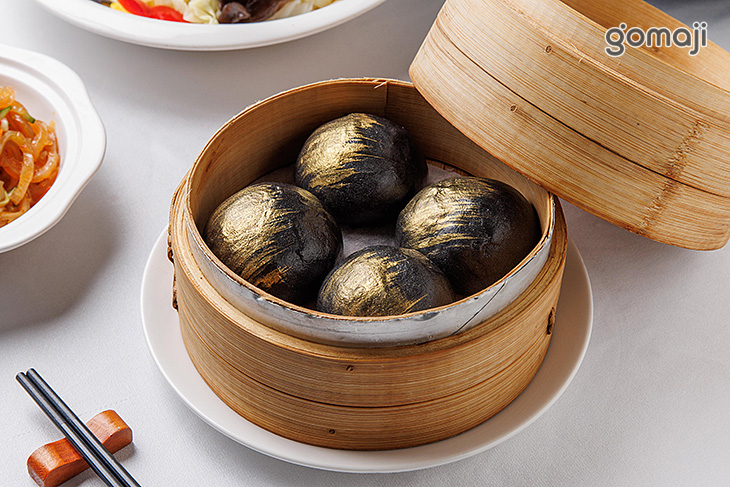 黑金爆漿流沙包