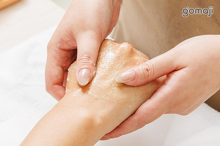 手腕以下去角質