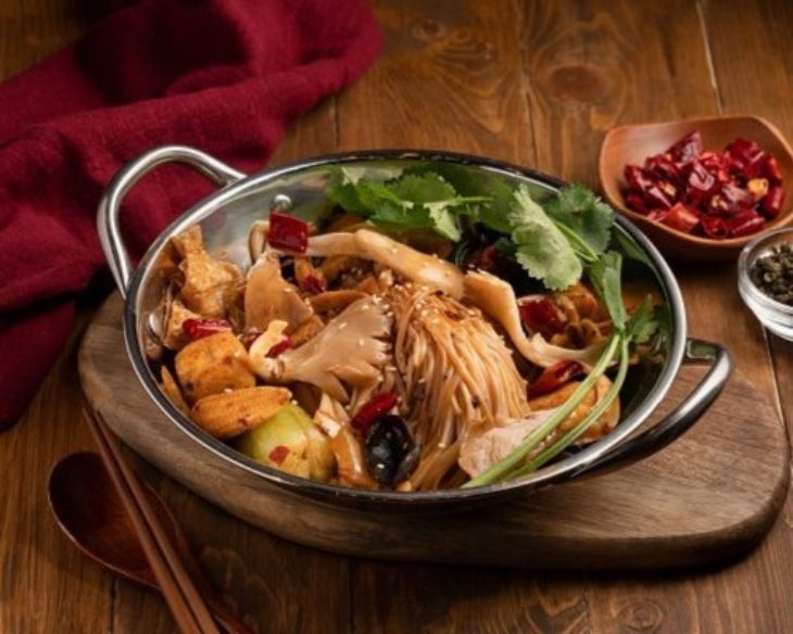 滿滿養生菇鍋（干鍋）