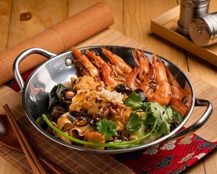 辣三寶海鮮鍋（香香拌）