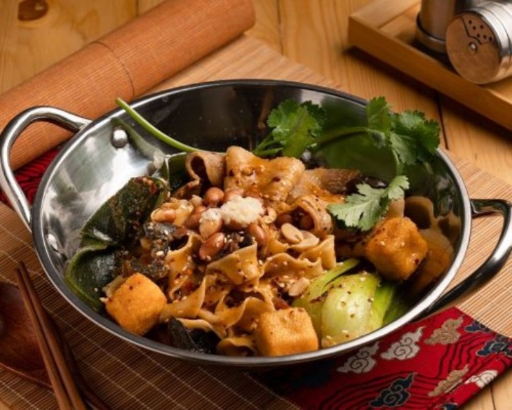 霜降雪花豬鍋（香香拌）