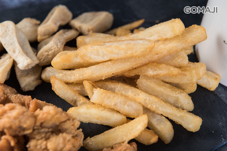 3號餐(起司豬排+無骨雞排+卡啦雞米花+脆薯+甜不辣)