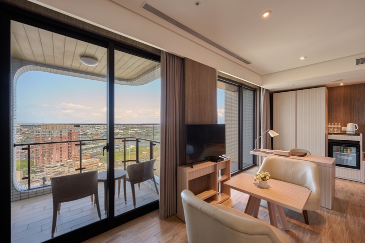 升等雙面大景觀星隅大客房(二大床+雙湯池)