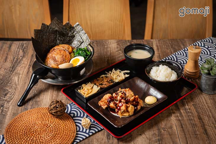 烈焰家系拉麵一碗 + 人氣唐揚雞定食