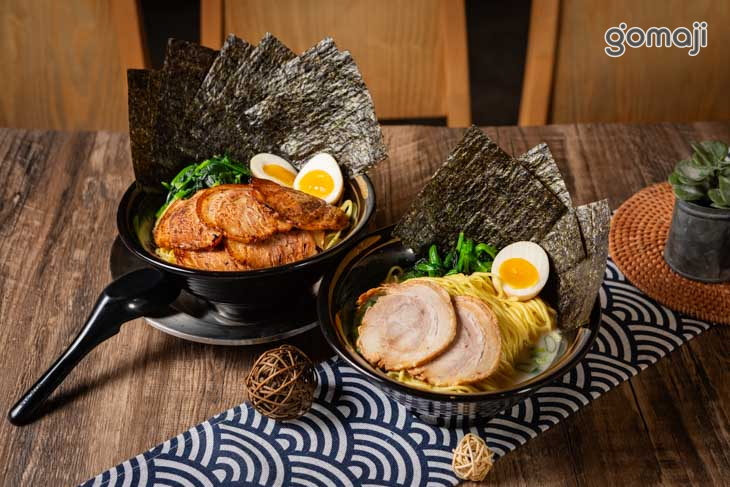 烈焰家系拉麵一碗 + 招牌家系拉麵