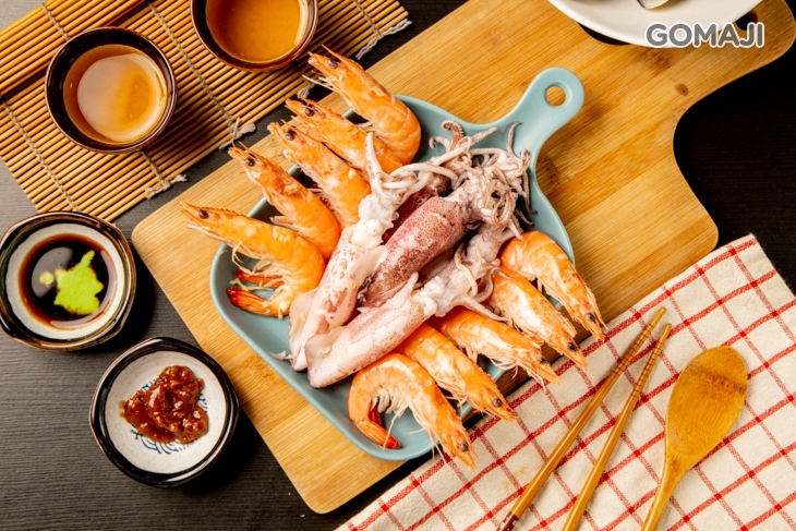 綜合燙雙拼(蝦子+小捲)