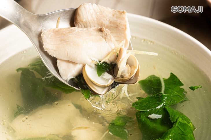 蛤蜊魚片湯