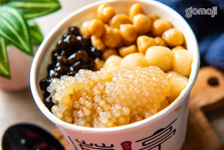 綜合宇治未茶凍/西米露/珍珠/小湯圓/雪蓮