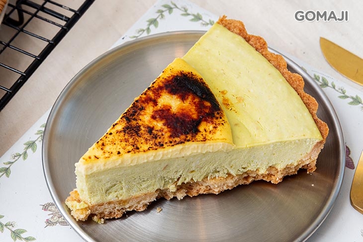 烤布蕾酪梨牛奶塔