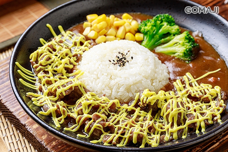 雙倍牛肉咖哩-法式蜂蜜芥末套餐