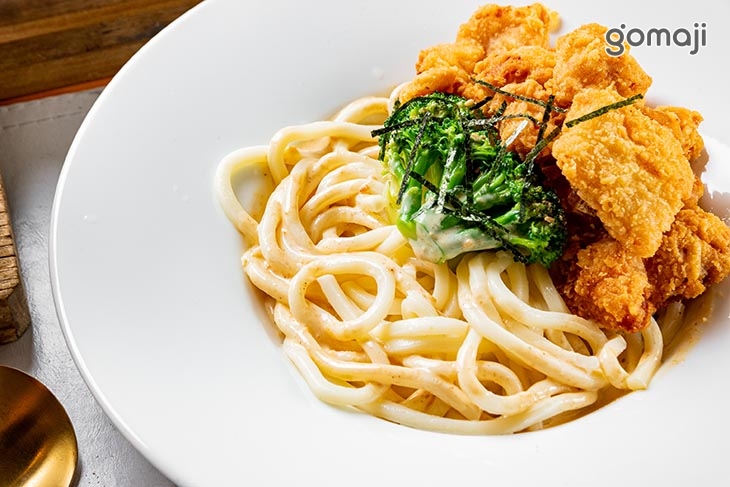 唐揚雞胡麻冷麵