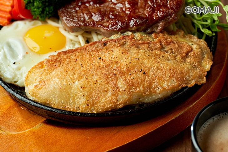 霜降牛排＋比目魚排