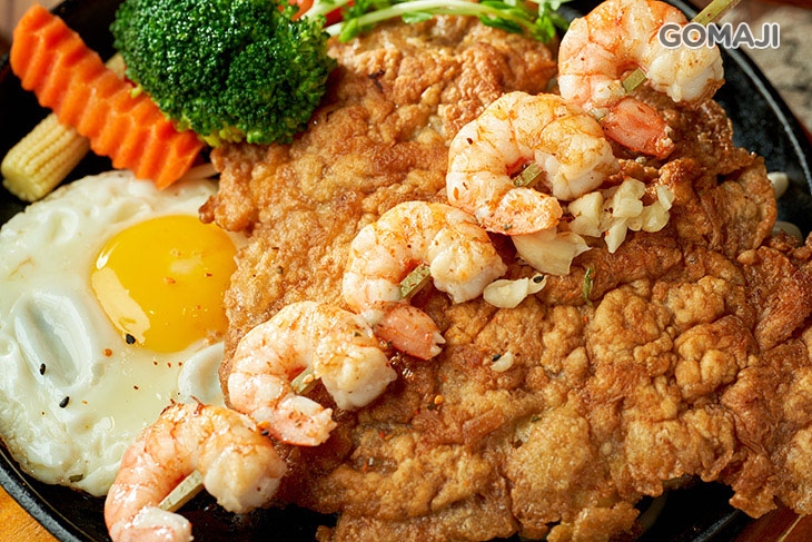 鮮嫩雞腿＋鮮蝦仁串