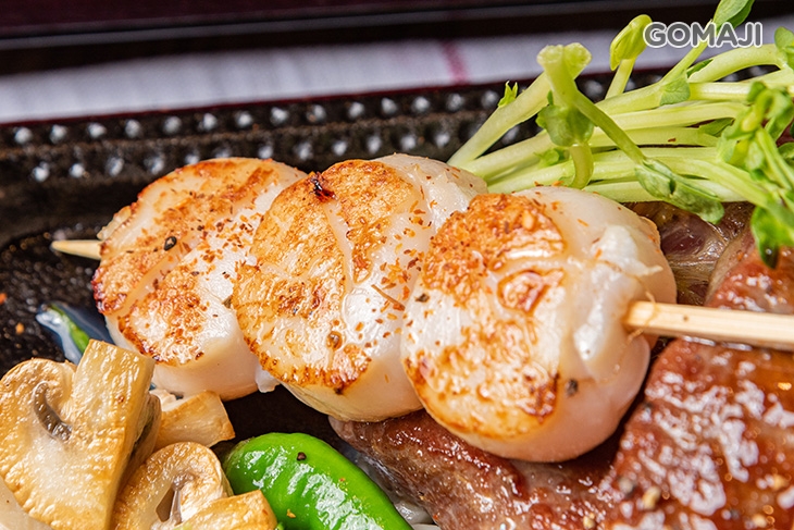 北海道生食級干貝串