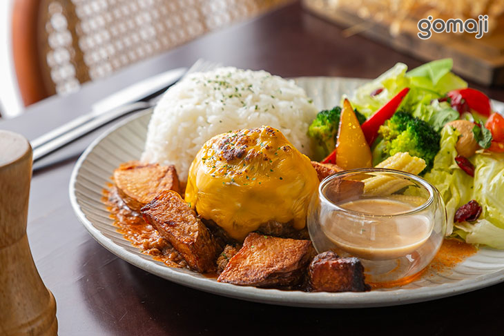 波隆那乳酪漢堡排