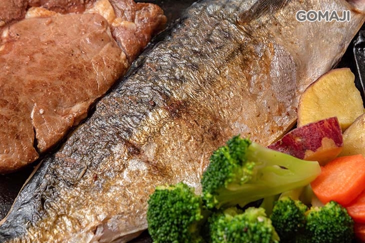 挪威鯖魚一份 + 牛排(5盎司) 