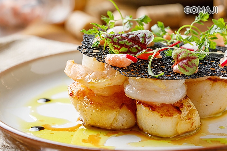 香煎蝦仁干貝干邑高湯醬汁4入