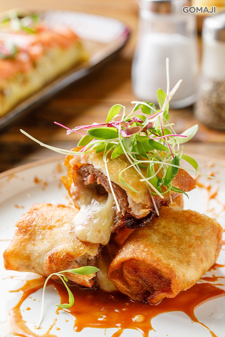 手打起司酥炸牛肉春捲